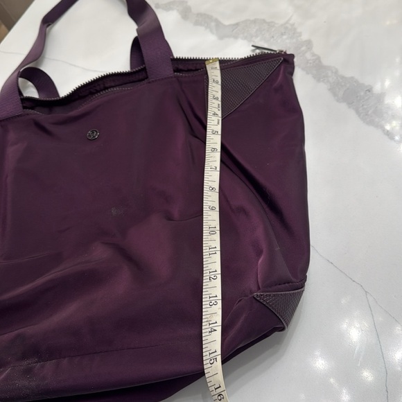 ***SOLD ON MERCARI***Lululemon purple zipper tote bag - Picture 7 of 10